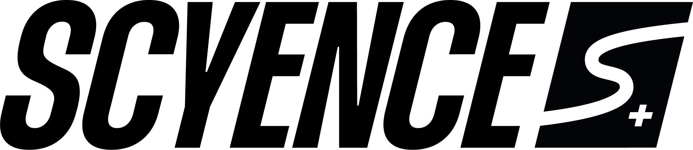 SCYENCE Woordmark and Logo Black on transparent Background